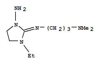 (9ci)-n-(1-氨基-3-乙基-2-咪唑啉)-N,N-二甲基-1,3-丙二胺結構式_759444-28-5結構式