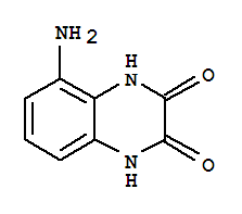 (9ci)-5-氨基-1,4-二氫-2,3-喹噁啉二酮結構式_76097-87-5結構式