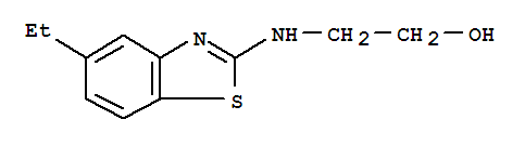 (9ci)-2-[(5-乙基-2-苯并噻唑)氨基]-乙醇結(jié)構(gòu)式_761352-88-9結(jié)構(gòu)式
