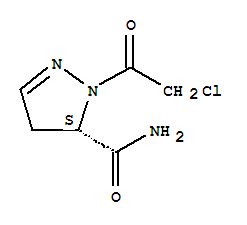 (5s)-(9ci)-1-(氯乙酰基)-4,5-二氫-1H-吡唑-5-羧酰胺結(jié)構(gòu)式_761414-85-1結(jié)構(gòu)式