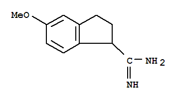 1H-indene-1-carboximidamide,2,3-dihydro-5-methoxy-(9ci)Structure,762230-87-5Structure 1H-indene-1-carboximidamide,2,3-dihydro-5-methoxy-(9ci) Structure,762230-87-5Structure