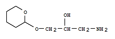(9ci)-1-氨基-3-[(四氫-2H-吡喃-2-基)氧基]-2-丙醇結(jié)構(gòu)式_762241-39-4結(jié)構(gòu)式