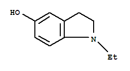 1H-indol-5-ol,1-ethyl-2,3-dihydro-(9ci)Structure,763866-46-2Structure 1H-indol-5-ol,1-ethyl-2,3-dihydro-(9ci) Structure,763866-46-2Structure