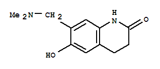 (9ci)-7-[(二甲基氨基)甲基]-3,4-二氫-6-羥基-2(1H)-喹啉酮結(jié)構(gòu)式_765255-62-7結(jié)構(gòu)式