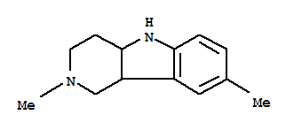 (9ci)-2,3,4,4a,5,9b-六氫-2,8-二甲基-1H-吡啶并[4,3-b]吲哚結(jié)構(gòu)式_766445-92-5結(jié)構(gòu)式