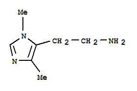 1H-imidazole-5-ethanamine,1,4-dimethyl-(9ci)Structure,767236-09-9Structure 1H-imidazole-5-ethanamine,1,4-dimethyl-(9ci) Structure,767236-09-9Structure