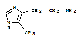 1H-imidazole-4-ethanamine, 5-(trifluoromethyl)-Structure,767242-94-4Structure 1H-imidazole-4-ethanamine, 5-(trifluoromethyl)- Structure,767242-94-4Structure
