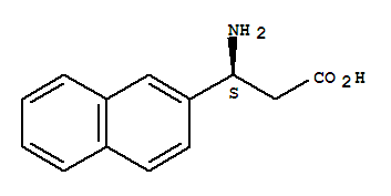 (S)-3-氨基-3-(2-萘)-丙酸結(jié)構(gòu)式_767282-94-0結(jié)構(gòu)式
