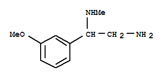 (9ci)-1-(3-甲氧基苯基)-n1-甲基-1,2-乙烷二胺結(jié)構(gòu)式_768307-15-9結(jié)構(gòu)式