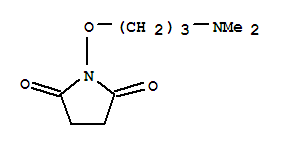 (9ci)-1-[3-(二甲基氨基)丙氧基]-2,5-吡咯烷二酮結(jié)構(gòu)式_768385-36-0結(jié)構(gòu)式