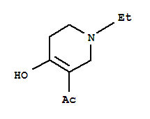 (9ci)-1-(1-乙基-1,2,5,6-四氫-4-羥基-3-吡啶)-乙酮結(jié)構(gòu)式_769098-74-0結(jié)構(gòu)式