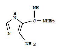 1H-imidazole-4-carboximidamide,5-amino-n-ethyl-(9ci)Structure,769888-82-6Structure 1H-imidazole-4-carboximidamide,5-amino-n-ethyl-(9ci) Structure,769888-82-6Structure