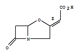 (z)-(9ci)-(7-氧代-4-噁-1-氮雜雙環(huán)[3.2.0]庚-3-基)-乙酸結(jié)構(gòu)式_771428-28-5結(jié)構(gòu)式
