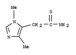 1H-imidazole-5-ethanethioamide,1,4-dimethyl-(9ci)Structure,771442-20-7Structure 1H-imidazole-5-ethanethioamide,1,4-dimethyl-(9ci) Structure,771442-20-7Structure