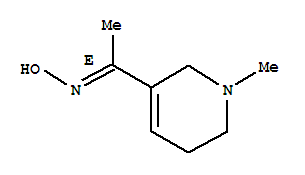 (e)-(9ci)-1-(1,2,5,6-四氫-1-甲基-3-吡啶)-乙酮肟結(jié)構(gòu)式_771444-53-2結(jié)構(gòu)式