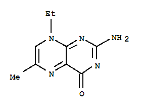 4(8H)-pteridinone,2-amino-8-ethyl-6-methyl-(9ci)Structure,771450-87-4Structure 4(8H)-pteridinone,2-amino-8-ethyl-6-methyl-(9ci) Structure,771450-87-4Structure