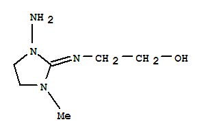(9ci)-2-[(1-氨基-3-甲基-2-咪唑啉yl)氨基]-乙醇結(jié)構(gòu)式_771462-01-2結(jié)構(gòu)式