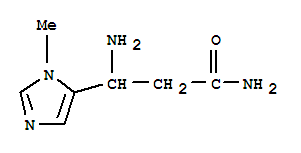 1H-imidazole-5-propanamide,beta-amino-1-methyl-(9ci)Structure,771523-71-8Structure 1H-imidazole-5-propanamide,beta-amino-1-methyl-(9ci) Structure,771523-71-8Structure