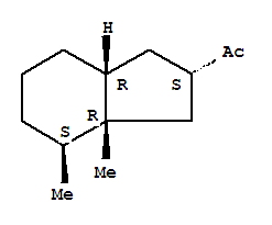 rel-(9ci)-1-[(2r,3as,4r,7as)-八氫-3a,4-二甲基-1H-茚-2-基]-乙酮結(jié)構(gòu)式_771533-73-4結(jié)構(gòu)式