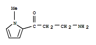 (9ci)-3-氨基-1-(1-甲基-1H-吡咯-2-基)-1-丙酮結構式_771572-63-5結構式
