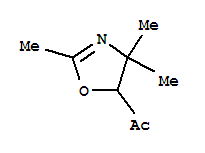 Ethanone, 1-(4,5-dihydro-2,4,4-trimethyl-5-oxazolyl)-(9ci)Structure,77219-10-4Structure Ethanone, 1-(4,5-dihydro-2,4,4-trimethyl-5-oxazolyl)-(9ci) Structure,77219-10-4Structure