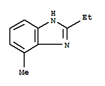 1H-benzimidazole,2-ethyl-4-methyl-(9ci)Structure,77303-09-4Structure 1H-benzimidazole,2-ethyl-4-methyl-(9ci) Structure,77303-09-4Structure