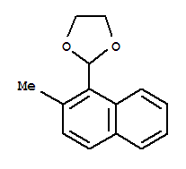 (9ci)-2-(2-甲基-1-萘)-1,3-二氧戊環(huán)結(jié)構(gòu)式_773095-33-3結(jié)構(gòu)式