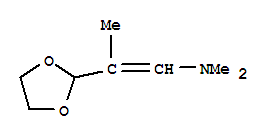 (9ci)-2-(1,3-二氧雜烷-2-基)-N,N-二甲基-1-丙烯-1-胺結(jié)構(gòu)式_773102-46-8結(jié)構(gòu)式