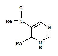 (9ci)-1,4-二氫-5-(甲基亞磺?；?-4-羥基嘧啶結(jié)構(gòu)式_773805-12-2結(jié)構(gòu)式
