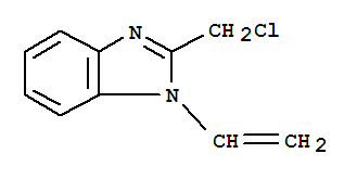 1H-benzimidazole,2-(chloromethyl)-1-ethenyl-(9ci)Structure,77416-96-7Structure 1H-benzimidazole,2-(chloromethyl)-1-ethenyl-(9ci) Structure,77416-96-7Structure