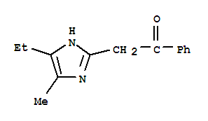Ethanone, 2-(4-ethyl-5-methyl-1h-imidazol-2-yl)-1-phenyl-(9ci)Structure,774178-19-7Structure Ethanone, 2-(4-ethyl-5-methyl-1h-imidazol-2-yl)-1-phenyl-(9ci) Structure,774178-19-7Structure