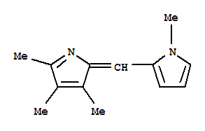 (9ci)-1-甲基-2-[(3,4,5-三甲基-2H-吡咯-2-基)甲基]-1H-吡咯結(jié)構(gòu)式_774526-97-5結(jié)構(gòu)式