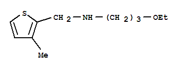 2-Thiophenemethanamine,n-(3-ethoxypropyl)-3-methyl-(9ci)Structure,774554-07-3Structure 2-Thiophenemethanamine,n-(3-ethoxypropyl)-3-methyl-(9ci) Structure,774554-07-3Structure