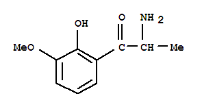 (9ci)-2-氨基-1-(2-羥基-3-甲氧基苯基)-1-丙酮結構式_775235-91-1結構式
