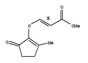 (2e)-(9ci)-3-[(2-甲基-5-氧代-1-環(huán)戊烯-1-基)氧基]-2-丙酸甲酯結(jié)構(gòu)式_775353-50-9結(jié)構(gòu)式