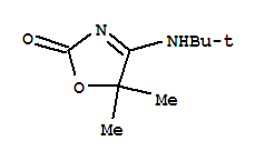 (9ci)-4-[(1,1-二甲基乙基)氨基]-5,5-二甲基-2(5H)-噁唑酮結(jié)構(gòu)式_77626-29-0結(jié)構(gòu)式