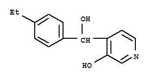 (9ci)-alpha-(4-乙基苯基)-3-羥基-4-吡啶甲醇結構式_776317-39-6結構式