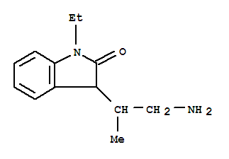 (9ci)-3-(2-氨基-1-甲基乙基)-1-乙基-1,3-二氫-2H-吲哚-2-酮結構式_777006-37-8結構式