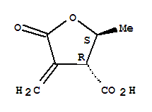(2r,3s)-rel-(9ci)-四氫-2-甲基-4-亞甲基-5-氧代-3-呋喃羧酸結(jié)構(gòu)式_778649-16-4結(jié)構(gòu)式