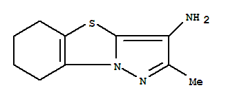 (9ci)-5,6,7,8-四氫-2-甲基-吡唑并[5,1-b]苯并噻唑-3-胺結(jié)構式_779293-70-8結(jié)構式
