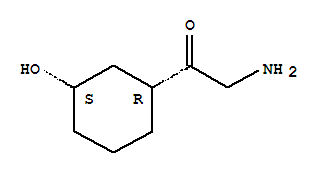 Ethanone, 2-amino-1-(3-hydroxycyclohexyl)-, cis-(9ci)Structure,780004-43-5Structure Ethanone, 2-amino-1-(3-hydroxycyclohexyl)-, cis-(9ci) Structure,780004-43-5Structure