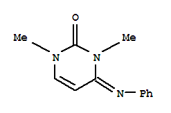 (9ci)-3,4-二氫-1,3-二甲基-4-(苯基亞氨基)-2(1H)-嘧啶酮結(jié)構(gòu)式_780693-91-6結(jié)構(gòu)式