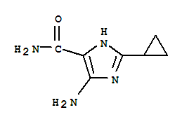 1H-imidazole-4-carboxamide, 5-amino-2-cyclopropyl-Structure,780695-81-0Structure 1H-imidazole-4-carboxamide, 5-amino-2-cyclopropyl- Structure,780695-81-0Structure