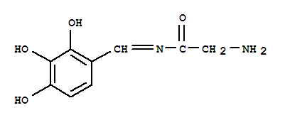 (9ci)-2-氨基-n-[(2,3,4-三羥基苯基)亞甲基]-乙酰胺結構式_780695-97-8結構式