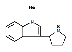 1H-indole,1-methyl-3-(2-pyrrolidinyl)-(9ci)Structure,780700-12-1Structure 1H-indole,1-methyl-3-(2-pyrrolidinyl)-(9ci) Structure,780700-12-1Structure
