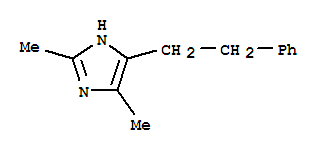 1H-imidazole,2,4-dimethyl-5-(2-phenylethyl)-(9ci)Structure,780721-77-9Structure 1H-imidazole,2,4-dimethyl-5-(2-phenylethyl)-(9ci) Structure,780721-77-9Structure