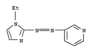 (9CI)-3-[(1-乙基-1H-咪唑-2-基)氮雜]-吡啶結(jié)構(gòu)式_780761-64-0結(jié)構(gòu)式