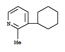 (9CI)-3-環(huán)己基-2-甲基-吡啶結構式_780801-38-9結構式