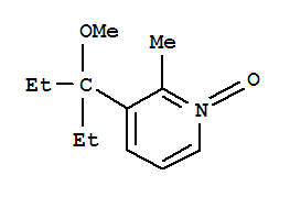(9ci)-3-(1-乙基-1-甲氧基丙基)-2-甲基吡啶 1-氧化物結(jié)構(gòu)式_780801-52-7結(jié)構(gòu)式