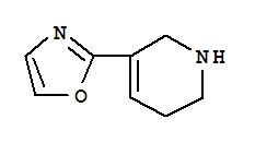 (9CI)-1,2,3,6-四氫-5-(2-噁唑)-吡啶結(jié)構(gòu)式_782416-80-2結(jié)構(gòu)式